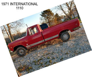 1971 INTERNATIONAL 1110