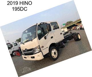 2019 HINO 195DC