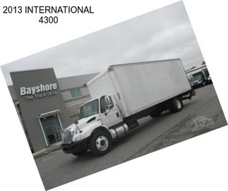 2013 INTERNATIONAL 4300