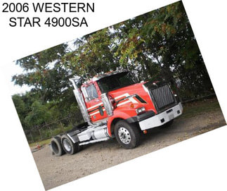 2006 WESTERN STAR 4900SA