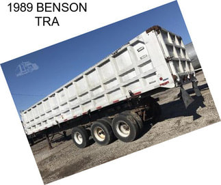 1989 BENSON TRA