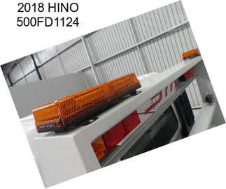 2018 HINO 500FD1124