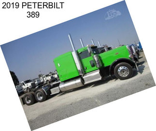 2019 PETERBILT 389