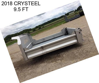 2018 CRYSTEEL 9.5 FT