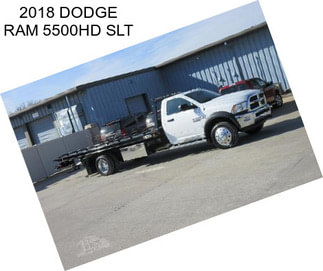 2018 DODGE RAM 5500HD SLT