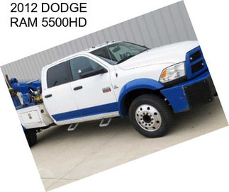 2012 DODGE RAM 5500HD