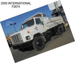 2000 INTERNATIONAL F2674