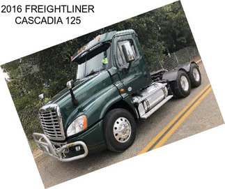 2016 FREIGHTLINER CASCADIA 125