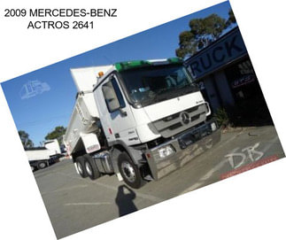 2009 MERCEDES-BENZ ACTROS 2641