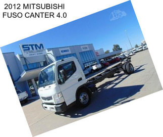 2012 MITSUBISHI FUSO CANTER 4.0