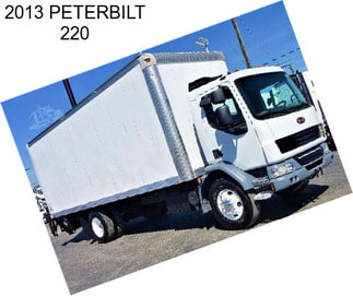 2013 PETERBILT 220