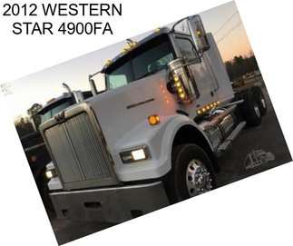 2012 WESTERN STAR 4900FA