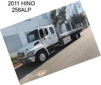 2011 HINO 258ALP