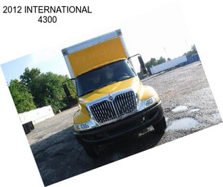 2012 INTERNATIONAL 4300