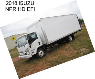 2018 ISUZU NPR HD EFI