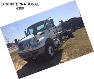 2018 INTERNATIONAL 4300