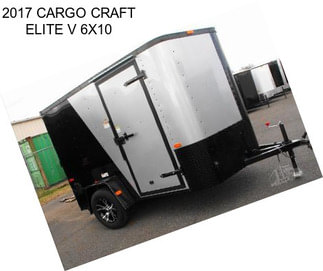 2017 CARGO CRAFT ELITE V 6X10