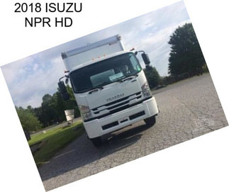 2018 ISUZU NPR HD