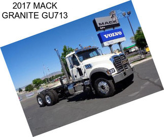 2017 MACK GRANITE GU713