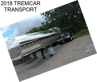 2018 TREMCAR TRANSPORT