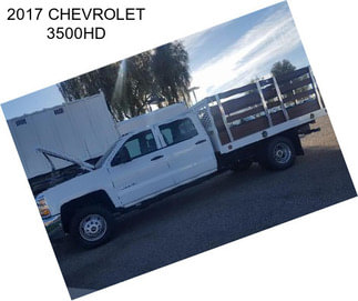 2017 CHEVROLET 3500HD