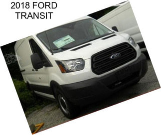 2018 FORD TRANSIT