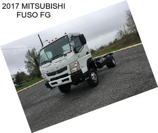 2017 MITSUBISHI FUSO FG