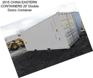 2015 CHINA EASTERN CONTAINERS 20\' Double Doors Container