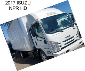 2017 ISUZU NPR HD