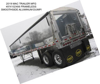 2019 MAC TRAILER MFG 40\'X102\