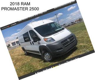 2018 RAM PROMASTER 2500