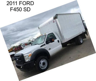 2011 FORD F450 SD