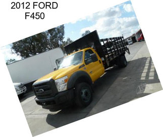 2012 FORD F450