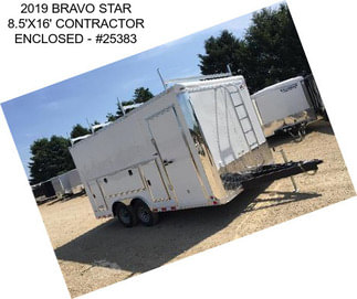 2019 BRAVO STAR 8.5\'X16\' CONTRACTOR ENCLOSED - #25383
