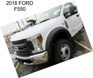 2018 FORD F550