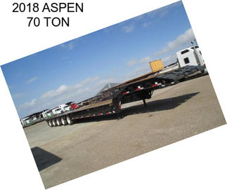 2018 ASPEN 70 TON