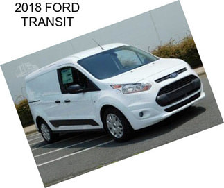 2018 FORD TRANSIT