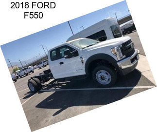 2018 FORD F550