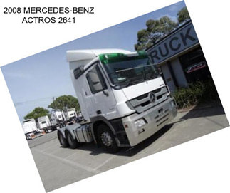 2008 MERCEDES-BENZ ACTROS 2641