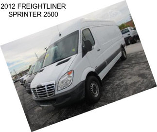 2012 FREIGHTLINER SPRINTER 2500