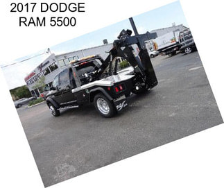 2017 DODGE RAM 5500