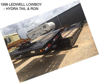 1998 LEDWELL LOWBOY - HYDRA TAIL & RGN