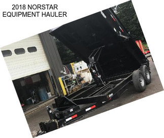 2018 NORSTAR EQUIPMENT HAULER