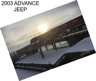 2003 ADVANCE JEEP