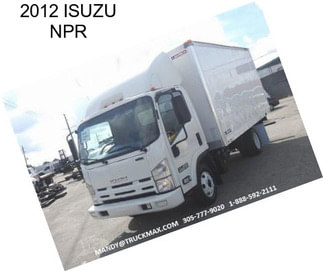 2012 ISUZU NPR