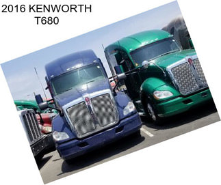 2016 KENWORTH T680