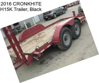 2016 CRONKHITE H15K Trailer, Black