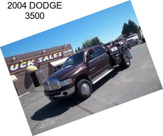 2004 DODGE 3500