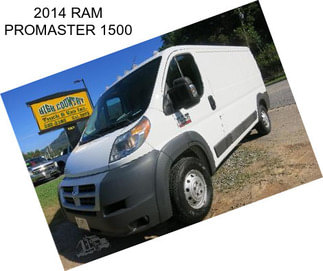 2014 RAM PROMASTER 1500