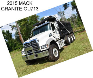 2015 MACK GRANITE GU713